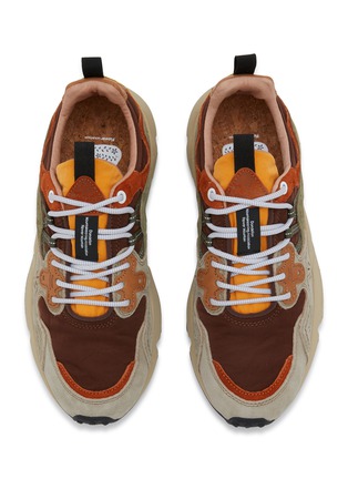 Detail View - Click To Enlarge - FLOWER MOUNTAIN - Yamano 3 Low Top Suede Women's Sneakers