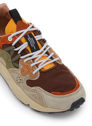Detail View - Click To Enlarge - FLOWER MOUNTAIN - Yamano 3 Low Top Suede Women's Sneakers