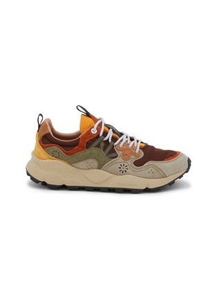 Main View - Click To Enlarge - FLOWER MOUNTAIN - Yamano 3 Low Top Suede Women's Sneakers