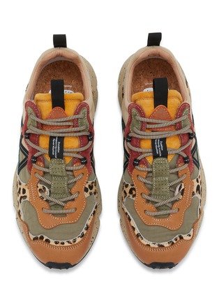 Detail View - Click To Enlarge - FLOWER MOUNTAIN - Lenzan Uni Low Top Suede Women's Sneakers