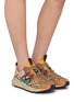 Figure View - Click To Enlarge - FLOWER MOUNTAIN - Lenzan Uni Low Top Suede Women's Sneakers