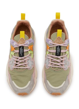 Detail View - Click To Enlarge - FLOWER MOUNTAIN - Yamano 3 Low Top Suede Women's Sneakers