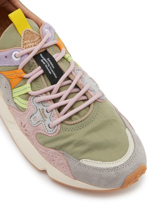 Detail View - Click To Enlarge - FLOWER MOUNTAIN - Yamano 3 Low Top Suede Women's Sneakers