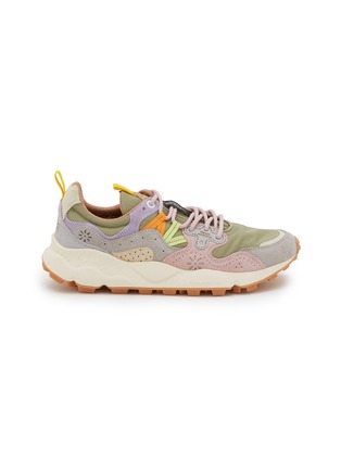 Main View - Click To Enlarge - FLOWER MOUNTAIN - Yamano 3 Low Top Suede Women's Sneakers