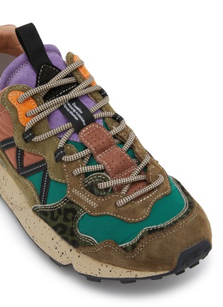 Detail View - Click To Enlarge - FLOWER MOUNTAIN - Lenzan Uni Low Top Suede Women's Sneakers