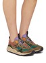Figure View - Click To Enlarge - FLOWER MOUNTAIN - Lenzan Uni Low Top Suede Women's Sneakers
