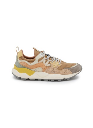 Main View - Click To Enlarge - FLOWER MOUNTAIN - Yamano 3 Low Top Suede Women's Sneakers
