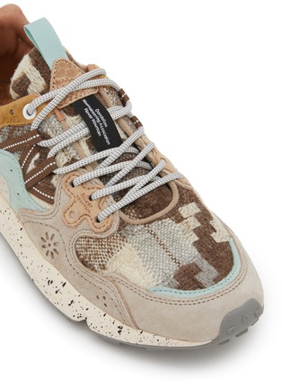 Detail View - Click To Enlarge - FLOWER MOUNTAIN - Yamano 3 Low Top Suede Women's Sneakers
