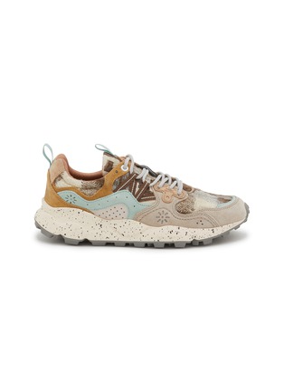 Main View - Click To Enlarge - FLOWER MOUNTAIN - Yamano 3 Low Top Suede Women's Sneakers