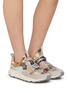 Figure View - Click To Enlarge - FLOWER MOUNTAIN - Yamano 3 Low Top Suede Women's Sneakers