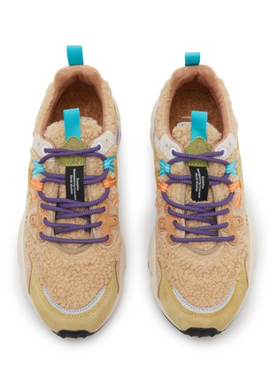 Detail View - Click To Enlarge - FLOWER MOUNTAIN - Yamano 3 Low Top Suede Women's Sneakers