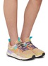 Figure View - Click To Enlarge - FLOWER MOUNTAIN - Yamano 3 Low Top Suede Women's Sneakers