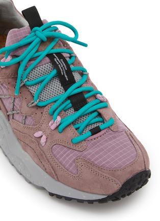 Detail View - Click To Enlarge - FLOWER MOUNTAIN - Yamabushi Uni Low Top Suede Women's Sneakers