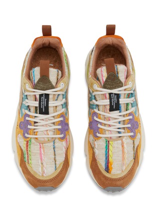 Detail View - Click To Enlarge - FLOWER MOUNTAIN - Yamano 3 Low Top Suede Women's Sneakers