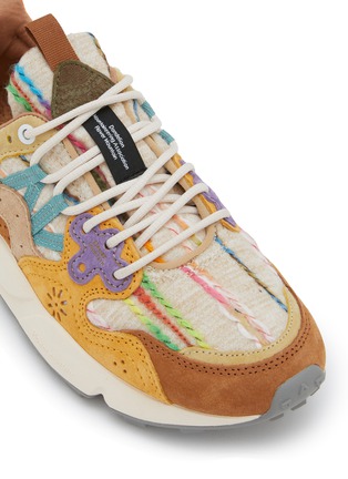 Detail View - Click To Enlarge - FLOWER MOUNTAIN - Yamano 3 Low Top Suede Women's Sneakers