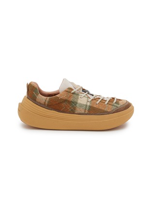 Main View - Click To Enlarge - FLOWER MOUNTAIN - Fami Uni Low Top Suede Women's Sneakers