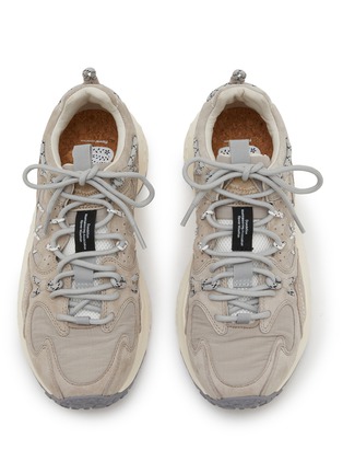 Detail View - Click To Enlarge - FLOWER MOUNTAIN - Yamabushi Uni Low Top Suede Women's Sneakers