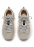 Detail View - Click To Enlarge - FLOWER MOUNTAIN - Yamabushi Uni Low Top Suede Women's Sneakers
