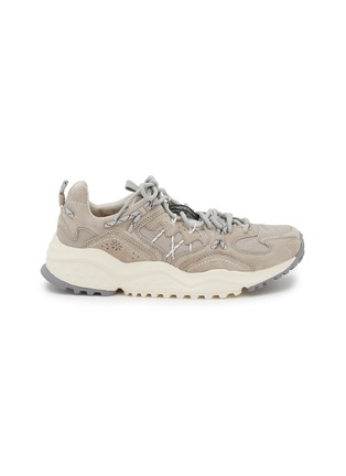Main View - Click To Enlarge - FLOWER MOUNTAIN - Yamabushi Uni Low Top Suede Women's Sneakers