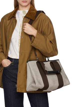 Figure View - Click To Enlarge - RUE DE VERNEUIL - Medium Traversée Canvas Crossbody Bag