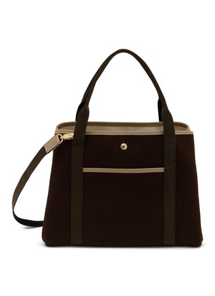 Main View - Click To Enlarge - RUE DE VERNEUIL - Medium Traversée Pocket Canvas Tote Bag