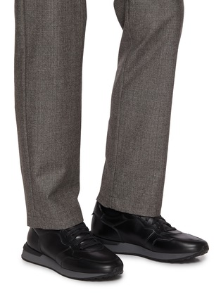 Figure View - Click To Enlarge - MAGNANNI - Syros Low Top Leather Men's Sneakers