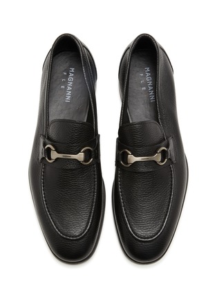 Figure View - Click To Enlarge - MAGNANNI - Horsebit Buckle Leather Loafers