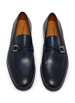 Detail View - Click To Enlarge - MAGNANNI - Leather Penny Loafers