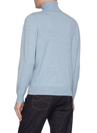 Back View - Click To Enlarge - BRUNELLO CUCINELLI - Turtle Neck Cashmere Sweater