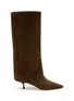 Main View - Click To Enlarge - PEDDER RED - Cindy 50 Suede  Knee High Boots