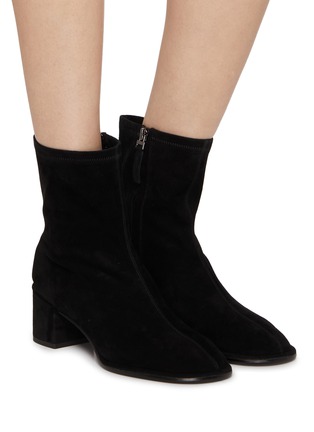 Figure View - Click To Enlarge - PEDDER RED - Christy 55 Suede Ankle Boots
