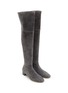 Detail View - Click To Enlarge - PEDDER RED - Brie 35 Suede Thigh High Boots