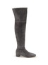 Main View - Click To Enlarge - PEDDER RED - Brie 35 Suede Thigh High Boots