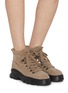 Figure View - Click To Enlarge - PEDDER RED - Willen 40 Suede Ankle Boots