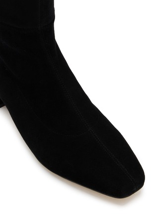Detail View - Click To Enlarge - PEDDER RED - Brie 35 Suede Thigh High Boots