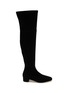 Main View - Click To Enlarge - PEDDER RED - Brie 35 Suede Thigh High Boots