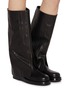 Figure View - Click To Enlarge - PEDDER RED - Meila 40 Knee High Leather Boots