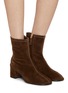 Figure View - Click To Enlarge - PEDDER RED - Christy 55 Suede Ankle Boots