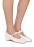 Figure View - Click To Enlarge - PEDDER RED - Serena 25 Patent Leather Pumps
