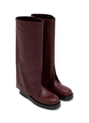 Detail View - Click To Enlarge - PEDDER RED - Meila 40 Knee High Leather Boots