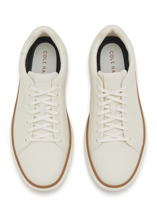 Detail View - Click To Enlarge - COLE HAAN - Skyweave Cupesole Concept Leather Low Top Men's Sneakers