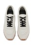 Detail View - Click To Enlarge - PEDDER RED - Flae Maxi Nylon Suede Women's Sneakers