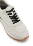 Detail View - Click To Enlarge - PEDDER RED - Flae Maxi Nylon Suede Women's Sneakers