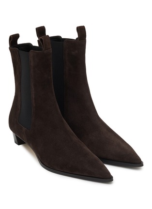 Detail View - Click To Enlarge - AEYDE - Cindy 30 Suede Ankle Boots