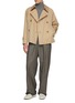 Figure View - Click To Enlarge - J∞QUALITY - Button Up Short Cotton Trench Coat