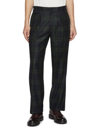 Main View - Click To Enlarge - J∞QUALITY - Chequered Straight Leg Pants