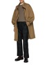 Figure View - Click To Enlarge - J∞QUALITY - Chequered Straight Leg Pants