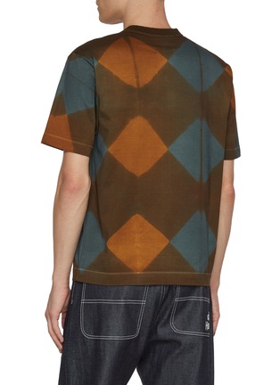 Back View - Click To Enlarge - J∞QUALITY - Square Dyed Cotton T-Shirt