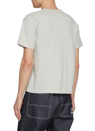 Back View - Click To Enlarge - J∞QUALITY - Crewneck Cotton Jersey Fleece T-Shirt