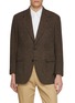 Main View - Click To Enlarge - J∞QUALITY - Single Breasted Chequered Tweed Wool Blazer